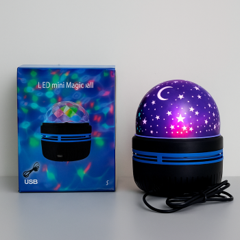 Colorful Starry Sky Projector Lamp Rotating Magic Ball Led Night Light Galaxy Projector Decor Lamp