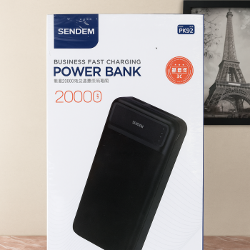 SENDEM PK92 POWER BANK 20000mAh Fast Charging black