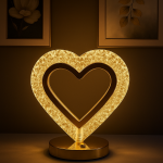 USB Crystal Touch Dimming Table Lamps Home Bedroom Bedside Table Girl Room Decor Kids Gifts